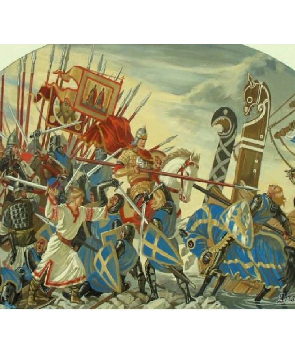 Шведские захватчики невская битва. Невская битва 1240.